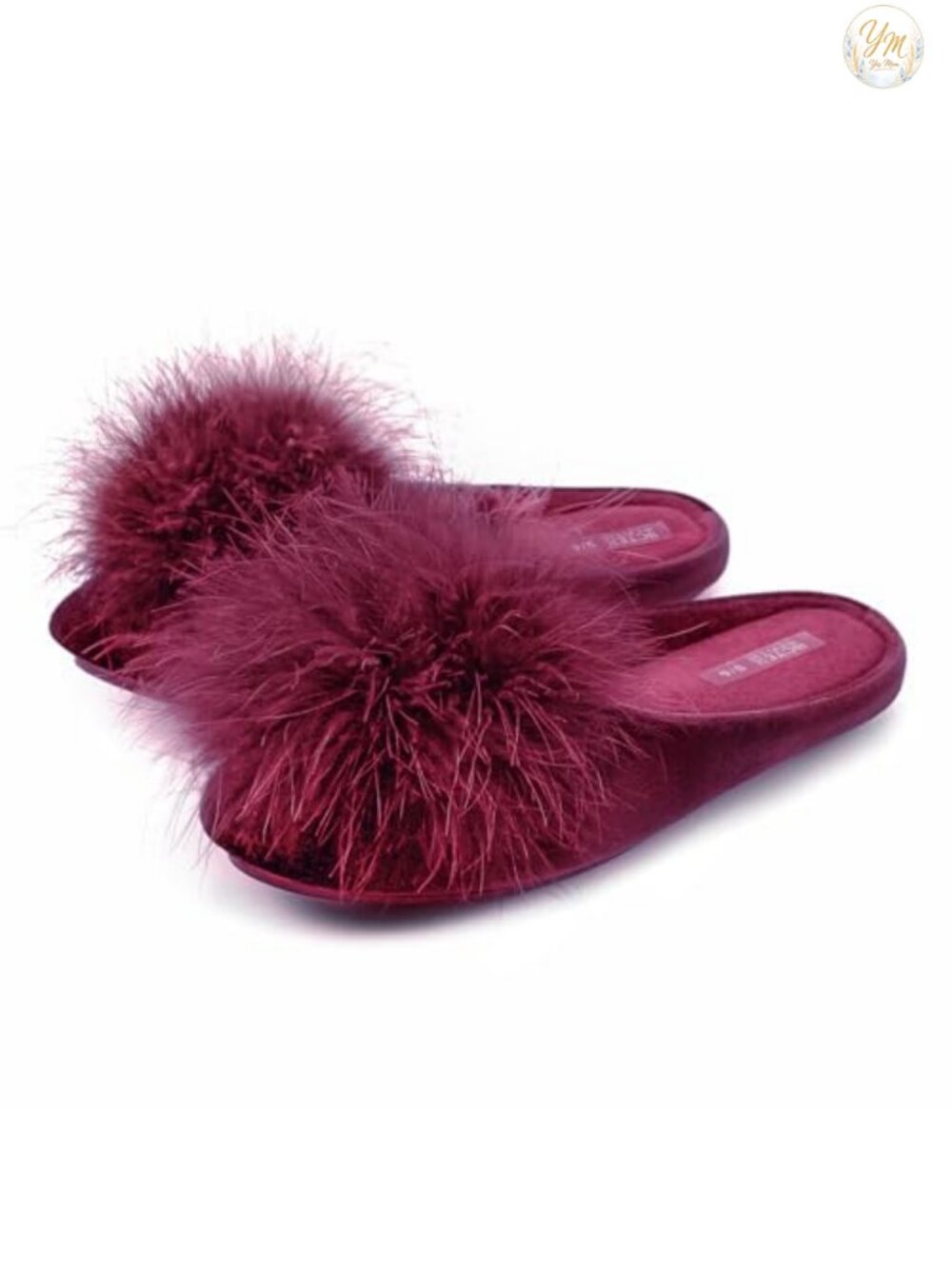 Cozy Fuzzy Velvet Memory Foam House Slippers, Non-Slip Sole, Lightweight
